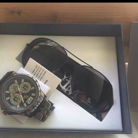 Sunglasses and Watch