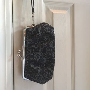 Authentic coach wristlet