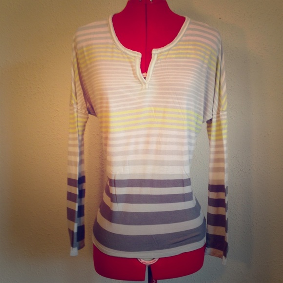 neon striped top