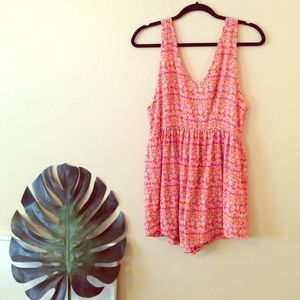V Back Romper