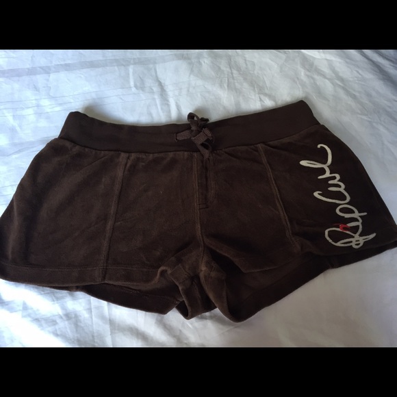 Rip curl brown velour shorts