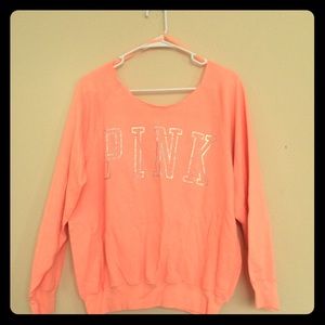 Victoria Secret Light Orange Sweatshirt