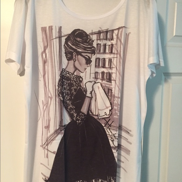 Tops - Audrey Hepburn top- M and XL