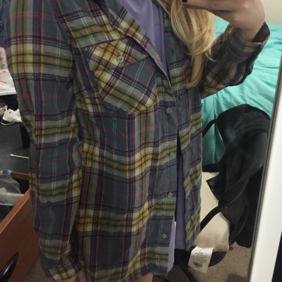 Multicolored flannel