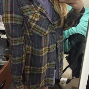 Multicolored flannel