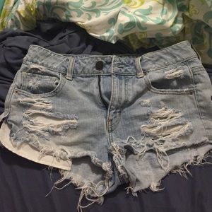 High waisted shorts