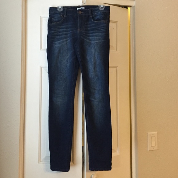 Dark wash denim jeans