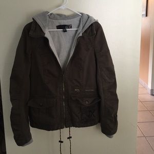 Women's size large fox racing Ellis 2fer jacket.