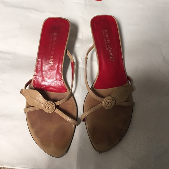 Charles david heel sandals
