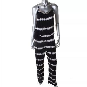 INC Beaded Tye Dye Jumpsuit - NWT