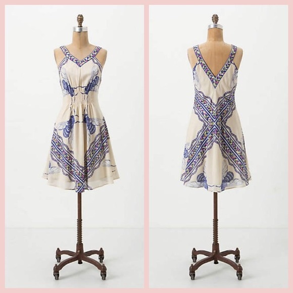 Anthropologie - Anthro "Blue Bombus Dress" by Liefnotes from ...