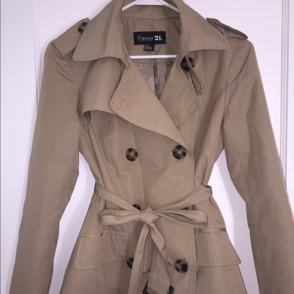 F21 light weight (short) trench coat