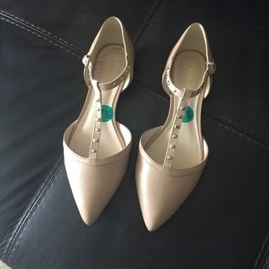 💥Lovely Blush Nine West studded pointed toe🎉