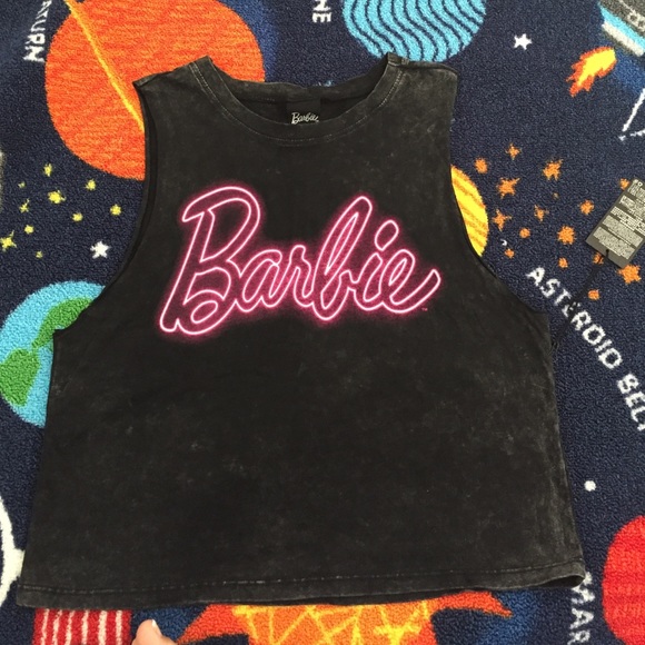 NWT super rare Barbie Logo top
