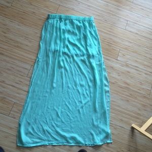Mint sheer bottom skirt express