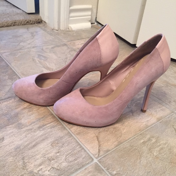Suede heels