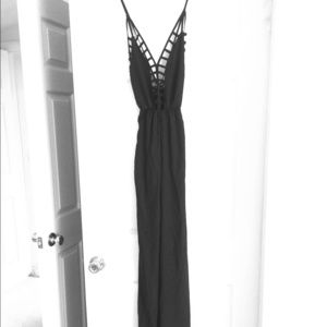 Black straight leg jumper