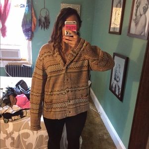 Button down Ralph Lauren sweater