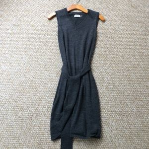 Calvin Klein grey sweater dress, size medium.