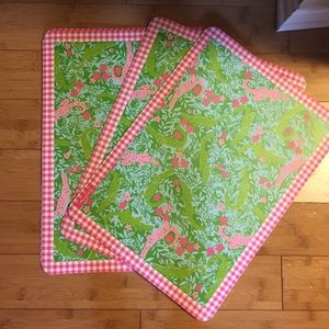 Lilly Pulitzer place mats