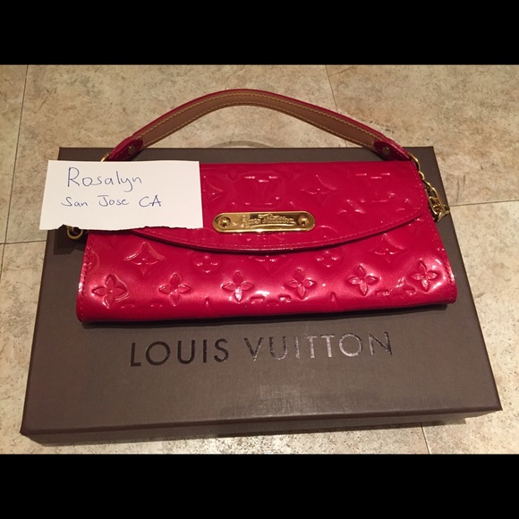 SOLD Authentic Red LV sunset Blvd pochette - Picture 1 of 4