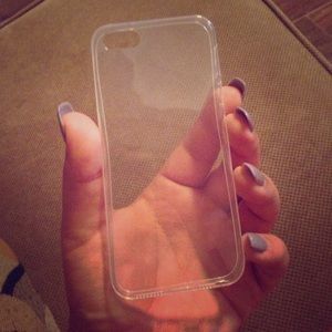 Clear Rubber Case for iPhone 5/5s
