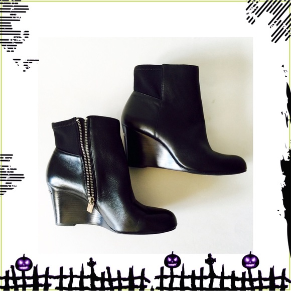 Authentic Michael Kors Bromley Wedge Ankle Boots