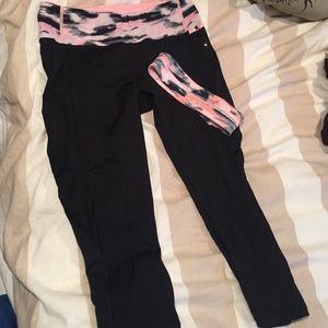 Lulu lemon capris and matching head band