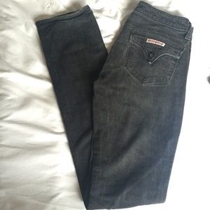Black Bootcut Hudson Jeans