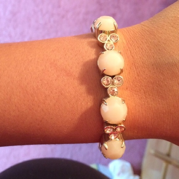 Pink Jeweled Ann Taylor Bracelet
