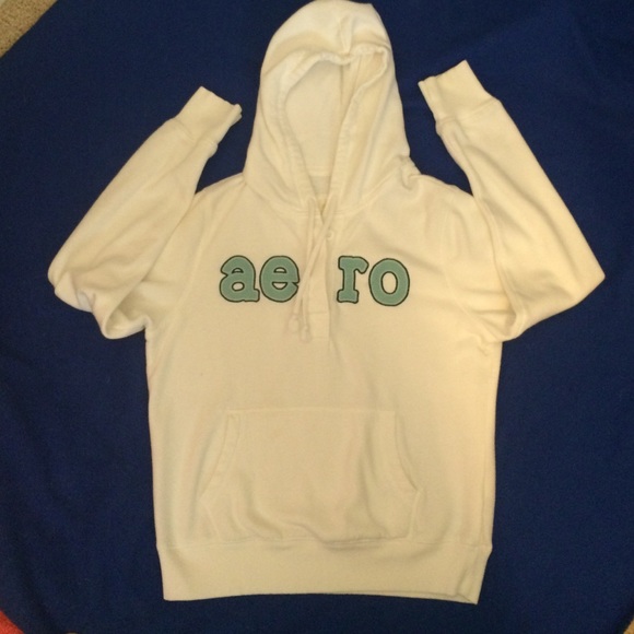 Aeropostale white hoody