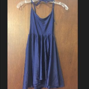Blue American Apparel halter dress size Small