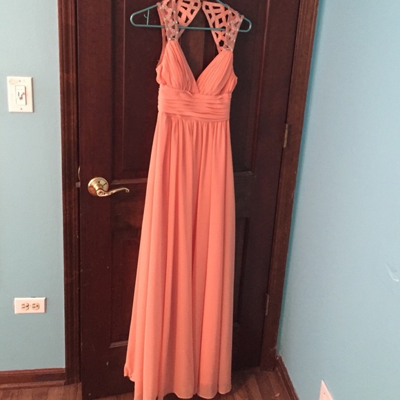 Prom or homecoming dress size long worn once - Picture 2 of 3