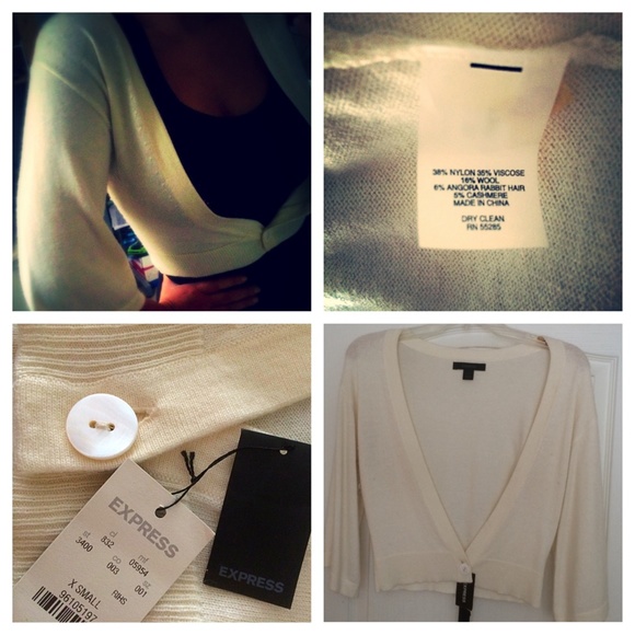 Express crop cardigan