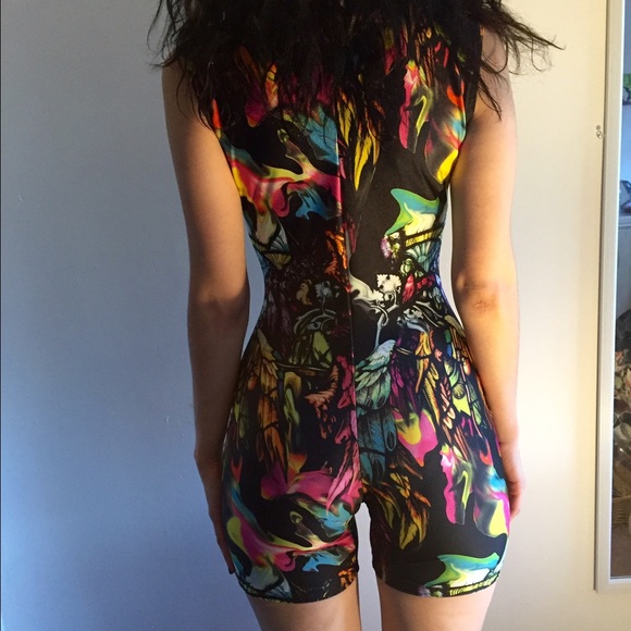 🚫SOLD🚫David Dalrymple Stained Glass Bodysuit - Picture 3 of 4
