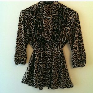 Leopard blouse