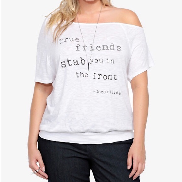 TORRID size 1 BRAND NEW off shoulder tee