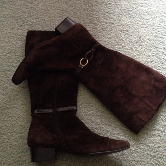 Tall brown Suede boots SOLD!