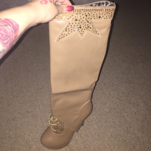 Nude booties