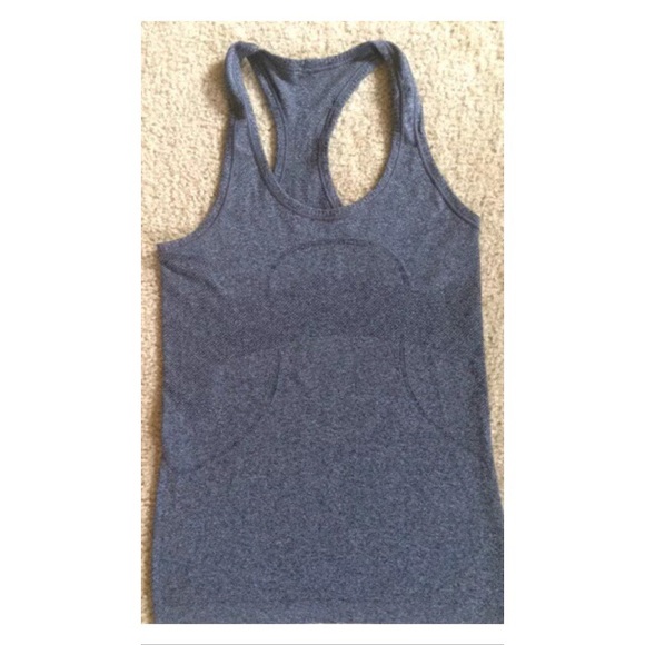 Gray LULULEMON run swiftly tank size 4