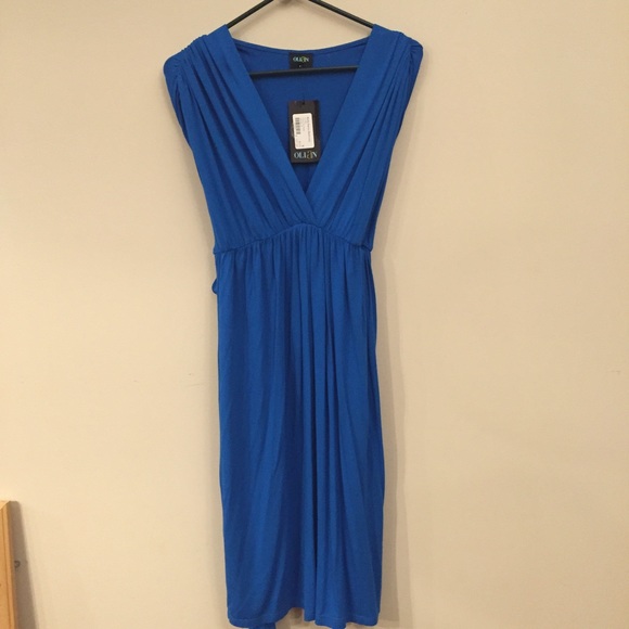 Blue Olian maternity dress, new with tags, size s