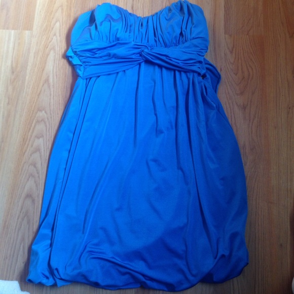 Blue semi dress
