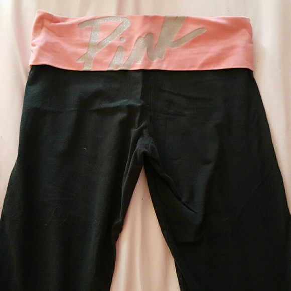 PINK crop leggings - Picture 1 of 4