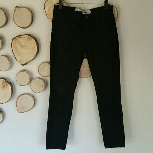 Anthropologie Black Cropped Pants