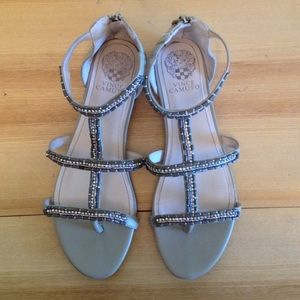Vince Camuto sz 8 1/2 Beaded Sandals - Gorgeous