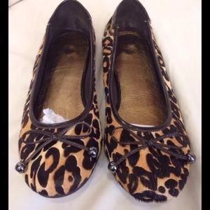 BRAND NEW Cole Haan AIR TALI cheetah flats SZ 4