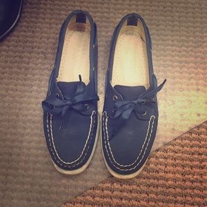 Sperry Topsider x J Crew Navy Blue sz 7