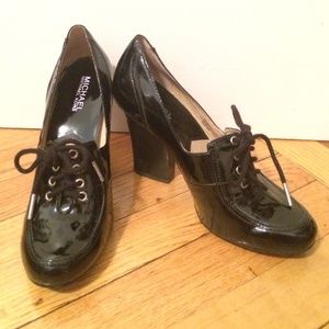 Michael Kors Black Patent Leather Heels