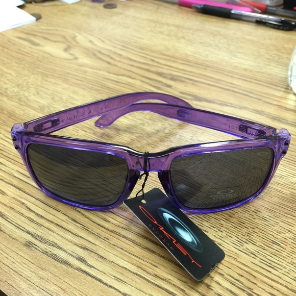 Purple Oakley's