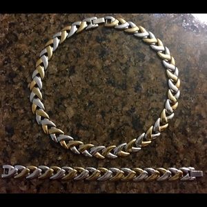 STAINLESS STEEL NCK AND BRACE  SET